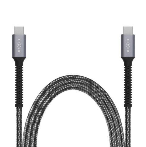 Fixed | Armor Cable USB-C/USB-C, 2 m, 240W | FIXDA-CC2-GR Fixed | Armor Cable USB-C/USB-C, 2 m, 240W | FIXDA-CC2-GR