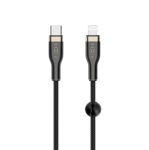 Fixed | Braided Cable USB-C/Lightning, 2 m | FIXDB-CL2-BK Fixed | Braided Cable USB-C/Lightning, 2 m | FIXDB-CL2-BK
