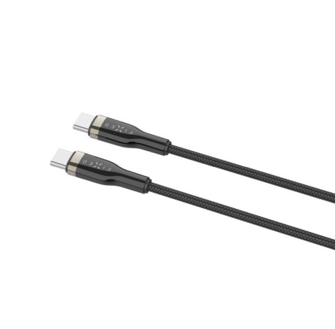 Fixed | Braided Cable USB-C/USB-C, 2m, 100W | FIXDB-CC2-BK Fixed | Braided Cable USB-C/USB-C, 2m, 100W | FIXDB-CC2-BK