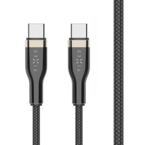 Fixed | Braided Cable USB-C/USB-C, 2m, 100W | FIXDB-CC2-BK Fixed | Braided Cable USB-C/USB-C, 2m, 100W | FIXDB-CC2-BK