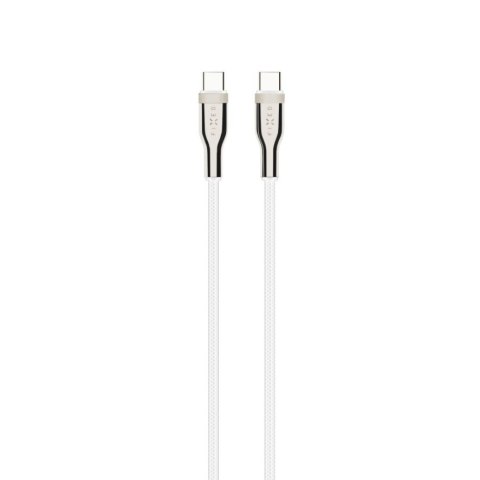 Fixed | Braided Cable USB-C/USB-C, 2m, 100W | FIXDB-CC2-WH Fixed | Braided Cable USB-C/USB-C, 2m, 100W | FIXDB-CC2-WH