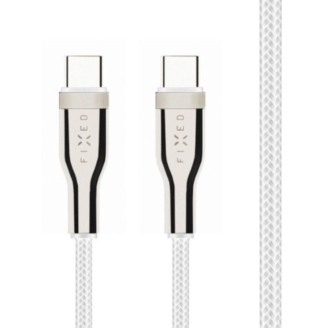 Fixed | Braided Cable USB-C/USB-C, 2m, 100W | FIXDB-CC2-WH Fixed | Braided Cable USB-C/USB-C, 2m, 100W | FIXDB-CC2-WH