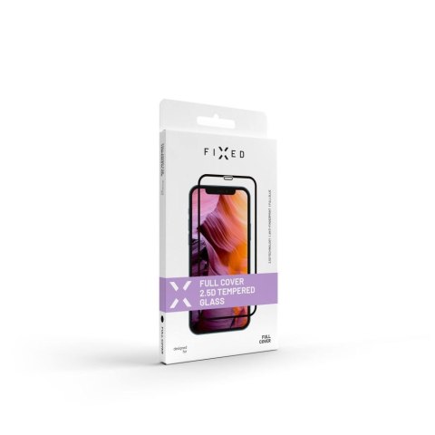 Fixed | Full Cover 2.5D | Screen protector | Apple | iPhone 15 Plus | Tempered Glass | Black Fixed | Full Cover 2.5D | Screen protector | Apple | iPhone 15 Plus | Tempered Glass | Black