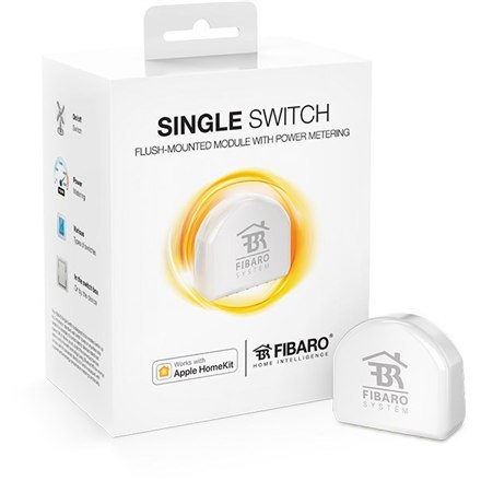 Fibaro | Single Switch | Apple HomeKit | White Fibaro | Single Switch | Apple HomeKit | White