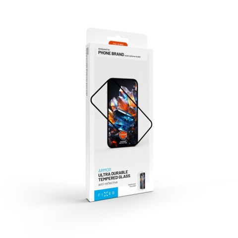 Fixed Armor | Full Cover with Anti-dust Applicator and AR Layer | Apple | iPhone 16 Pro Max | Ultra Durable Tempered Glass | Bla Fixed Armor | Full Cover with Anti-dust Applicator and AR Layer | Apple | iPhone 16 Pro Max | Ultra Durable Tempered Glass | Bla
