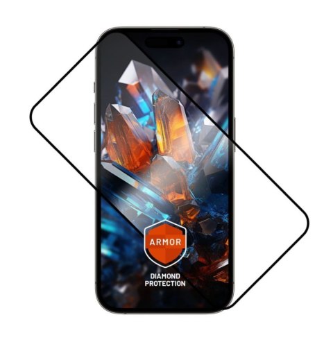 Fixed Armor | Screen protector | Apple | iPhone 16 Pro | Tempered glass | Black Fixed Armor | Screen protector | Apple | iPhone 16 Pro | Tempered glass | Black