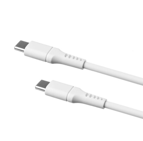 Fixed | Liquid Silicone Cable USB-C/USB-C, 2m, 60W | FIXDLS-CC2-WH Fixed | Liquid Silicone Cable USB-C/USB-C, 2m, 60W | FIXDLS-CC2-WH