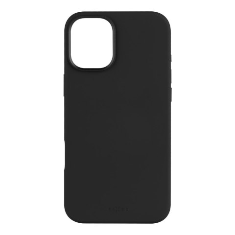 Fixed | MagFlow | Back Cover | Apple | iPhone 16 Plus | Silicone | Black Fixed | MagFlow | Back Cover | Apple | iPhone 16 Plus | Silicone | Black