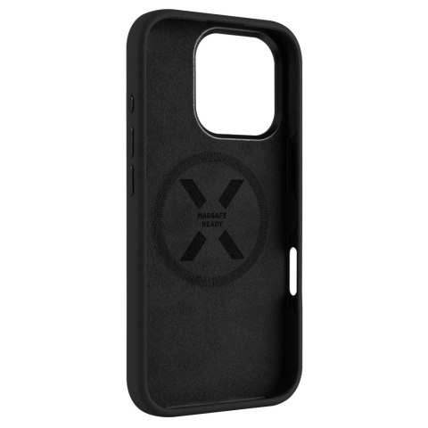 Fixed | MagFlow | Back Cover | Apple | iPhone 16 Pro | Silicone | Black Fixed | MagFlow | Back Cover | Apple | iPhone 16 Pro | Silicone | Black