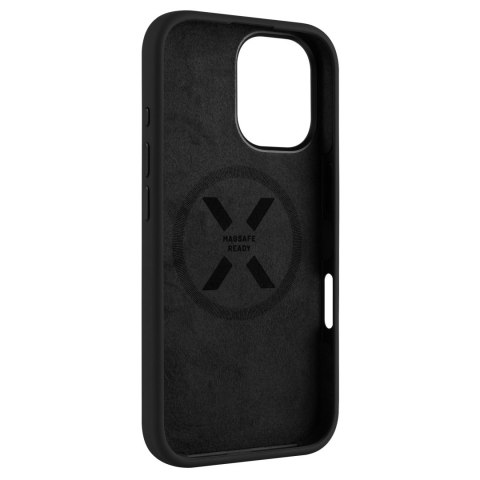 Fixed | MagFlow | Back Cover | Apple | iPhone 16 | Silicone | Black Fixed | MagFlow | Back Cover | Apple | iPhone 16 | Silicone | Black