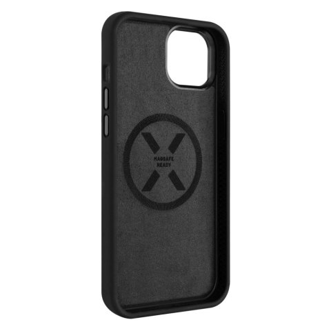 Fixed | MagFlow | Back cover | Apple | iPhone 15 Plus | Liquid silicon | Black Fixed | MagFlow | Back cover | Apple | iPhone 15 Plus | Liquid silicon | Black