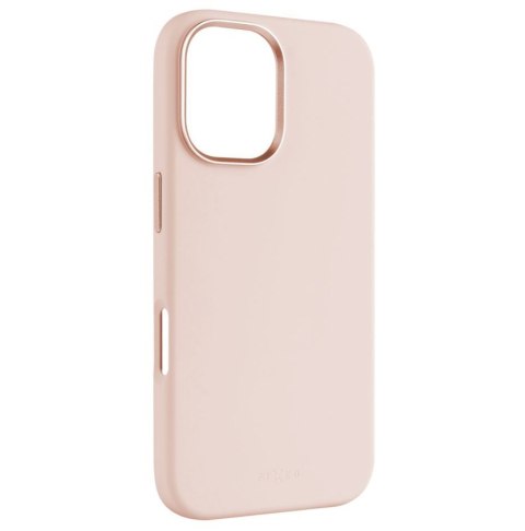 Fixed MagFlow | Back cover | Apple | iPhone 16 | Liquid silicon | Pink Fixed MagFlow | Back cover | Apple | iPhone 16 | Liquid silicon | Pink