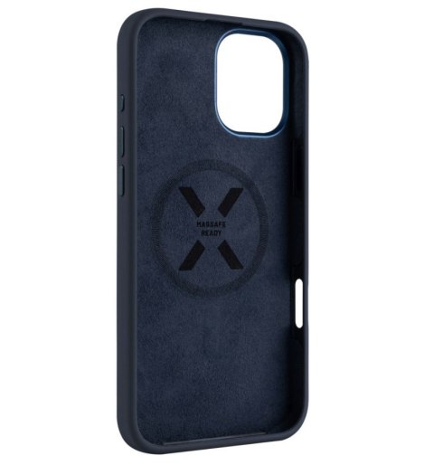 Fixed MagFlow | Back cover | Apple | iPhone 16 Plus | Liquid silicon | Blue Fixed MagFlow | Back cover | Apple | iPhone 16 Plus | Liquid silicon | Blue