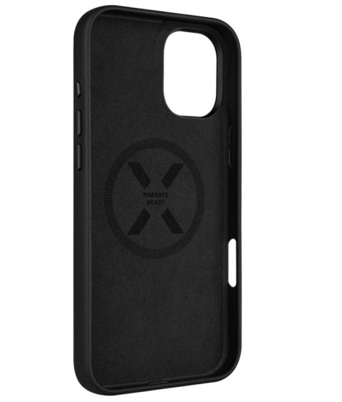 Fixed MagLeather | Back cover | Apple | iPhone 16 Plus | Leather | Black Fixed MagLeather | Back cover | Apple | iPhone 16 Plus | Leather | Black