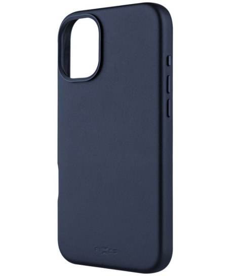 Fixed MagLeather | Back cover | Apple | iPhone 16 Plus | Leather | Blue Fixed MagLeather | Back cover | Apple | iPhone 16 Plus | Leather | Blue