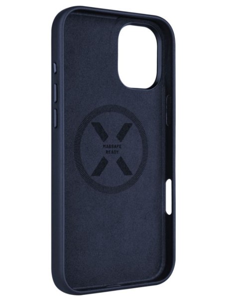 Fixed MagLeather | Back cover | Apple | iPhone 16 Plus | Leather | Blue Fixed MagLeather | Back cover | Apple | iPhone 16 Plus | Leather | Blue