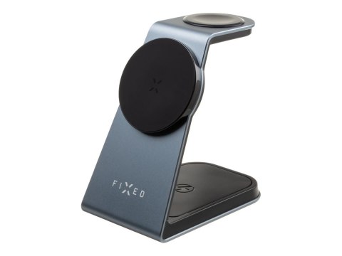 Fixed | MagPowerstation ALU stand with wireless charging 3 in 1 | FIXMPOS-AL-GR Fixed | MagPowerstation ALU stand with wireless charging 3 in 1 | FIXMPOS-AL-GR