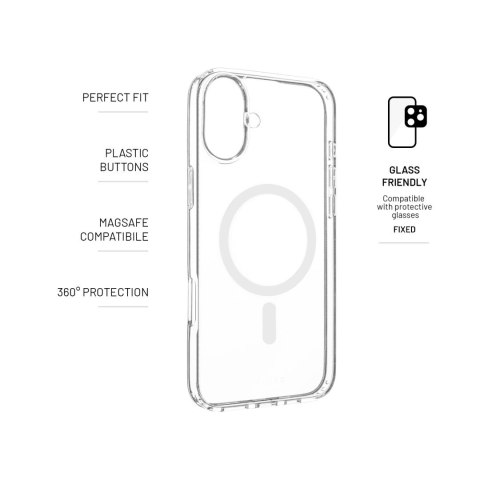 Fixed | MagPure | Back Cover | Apple | iPhone 16 Plus | TPU | Clear Fixed | MagPure | Back Cover | Apple | iPhone 16 Plus | TPU | Clear