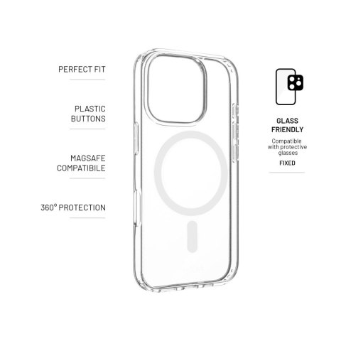 Fixed | MagPure | Back Cover | Apple | iPhone 16 Pro | TPU | Clear Fixed | MagPure | Back Cover | Apple | iPhone 16 Pro | TPU | Clear