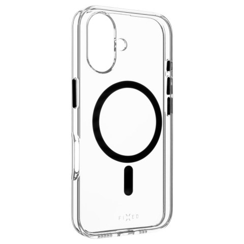 Fixed | MagPurity | Back Cover | Apple | iPhone 16 | TPU | Clear, Black Fixed | MagPurity | Back Cover | Apple | iPhone 16 | TPU | Clear, Black
