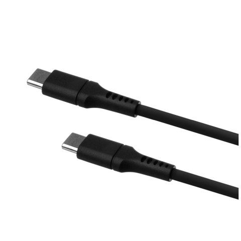 Fixed | Płynny kabel silikonowy USB-C/USB-C, 1.2m, 60W | FIXDLS-CC12-BK Fixed | Płynny kabel silikonowy USB-C/USB-C, 1.2m, 60W | FIXDLS-CC12-BK