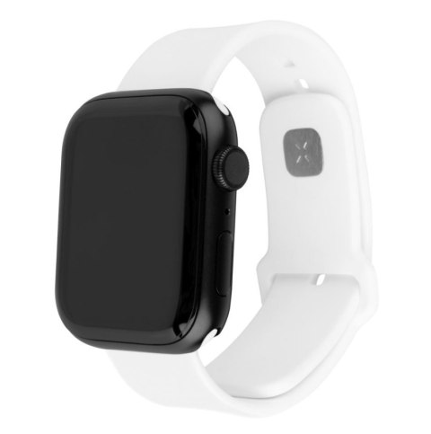 Fixed | Sporty Strap Set for Apple Watch 38/40/41 mm | 160-225 mm | White | Silicone Fixed | Sporty Strap Set for Apple Watch 38/40/41 mm | 160-225 mm | White | Silicone