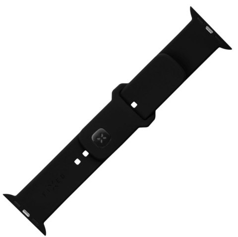 Fixed | Sporty Strap Set for Apple Watch 42/44/45mm | 170-235 mm | Black | Silicone Fixed | Sporty Strap Set for Apple Watch 42/44/45mm | 170-235 mm | Black | Silicone
