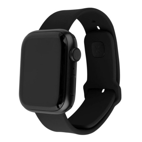 Fixed | Sporty Strap Set for Apple Watch 42/44/45mm | 170-235 mm | Black | Silicone Fixed | Sporty Strap Set for Apple Watch 42/44/45mm | 170-235 mm | Black | Silicone