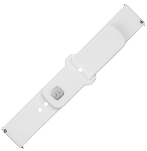 Fixed | Sporty Strap Set with Quick Release 20mm for Smartwatch | 160-235 mm | White | Silicone Fixed | Sporty Strap Set with Quick Release 20mm for Smartwatch | 160-235 mm | White | Silicone