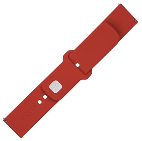 Fixed | Sporty Strap Set with Quick Release 22mm for Smartwatch | 160-235 mm | Red | Silicone Fixed | Sporty Strap Set with Quick Release 22mm for Smartwatch | 160-235 mm | Red | Silicone