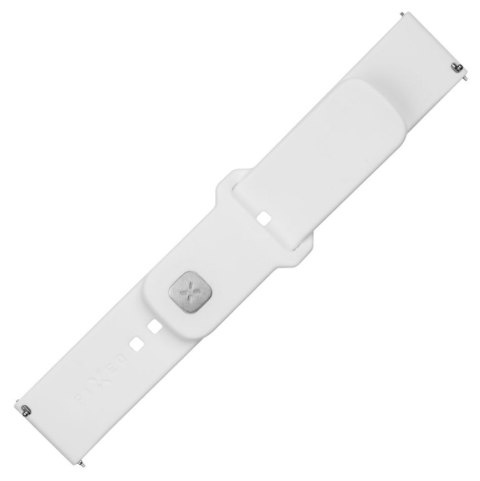Fixed | Sporty Strap Set with Quick Release 22mm for smartwatch | 160-235 mm | White | Silicone Fixed | Sporty Strap Set with Quick Release 22mm for smartwatch | 160-235 mm | White | Silicone