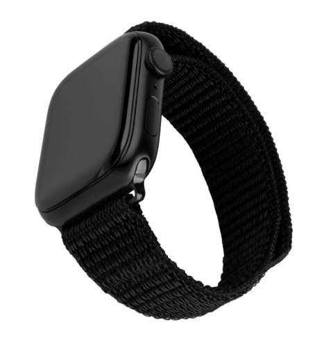 Fixed | Sporty Strap for Apple Watch 38/40/41mm | 160-210 mm | Black | Nylon Fixed | Sporty Strap for Apple Watch 38/40/41mm | 160-210 mm | Black | Nylon