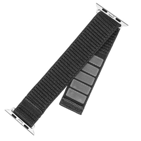 Fixed | Sporty Strap for Apple Watch 38/40/41mm | 160-210 mm | Dark gray | Nylon Fixed | Sporty Strap for Apple Watch 38/40/41mm | 160-210 mm | Dark gray | Nylon