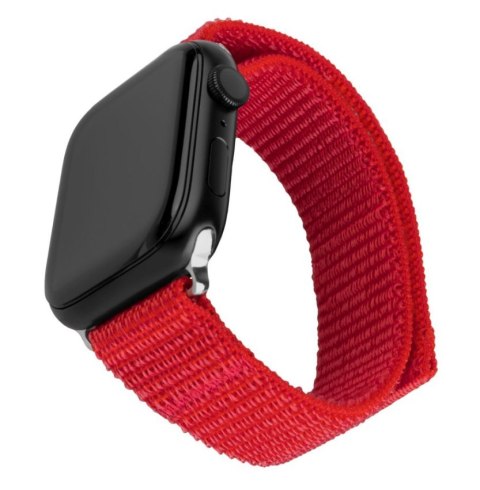 Fixed | Sporty Strap for Apple Watch 38/40/41mm | 160-210 mm | Red | Nylon Fixed | Sporty Strap for Apple Watch 38/40/41mm | 160-210 mm | Red | Nylon