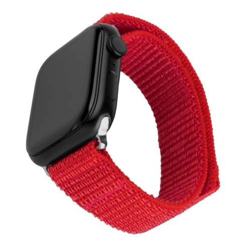 Fixed | Sporty Strap for Apple Watch 42/44/45mm | 160-210 mm | Red | Nylon Fixed | Sporty Strap for Apple Watch 42/44/45mm | 160-210 mm | Red | Nylon
