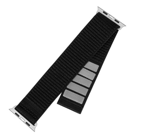 Fixed | Sporty Strap for Apple Watch Ultra 49mm | 160-210 mm | Black | Nylon Fixed | Sporty Strap for Apple Watch Ultra 49mm | 160-210 mm | Black | Nylon