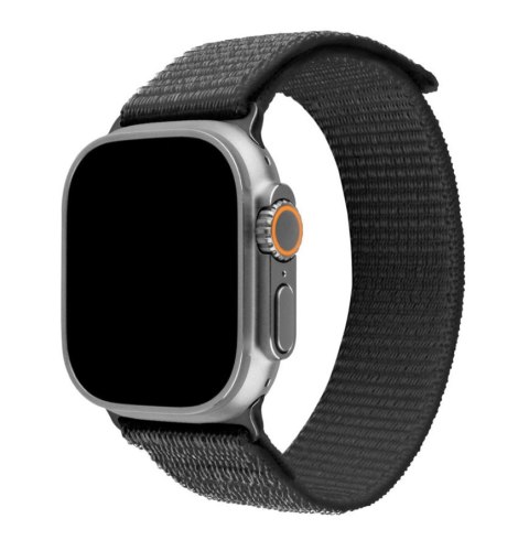 Fixed | Sporty Strap for Apple Watch Ultra 49mm | 160-210 mm | Dark gray | Nylon Fixed | Sporty Strap for Apple Watch Ultra 49mm | 160-210 mm | Dark gray | Nylon