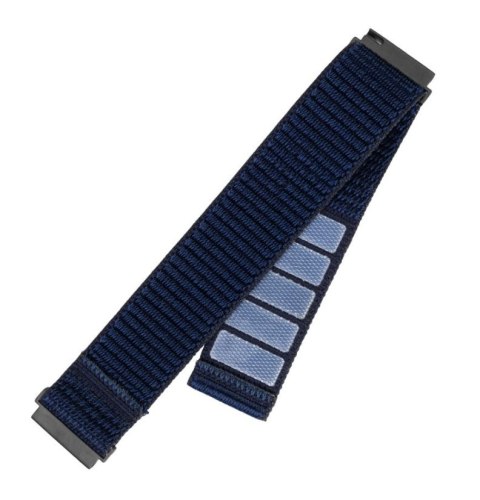 Fixed | Sporty Strap with Quick Release 20mm for Smartwatch | 160-210 mm | Dark Blue | Nylon Fixed | Sporty Strap with Quick Release 20mm for Smartwatch | 160-210 mm | Dark Blue | Nylon