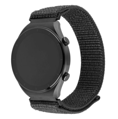 Fixed | Sporty Strap with Quick Release 20mm for Smartwatch | 160-210 mm | Dark gray | Nylon Fixed | Sporty Strap with Quick Release 20mm for Smartwatch | 160-210 mm | Dark gray | Nylon