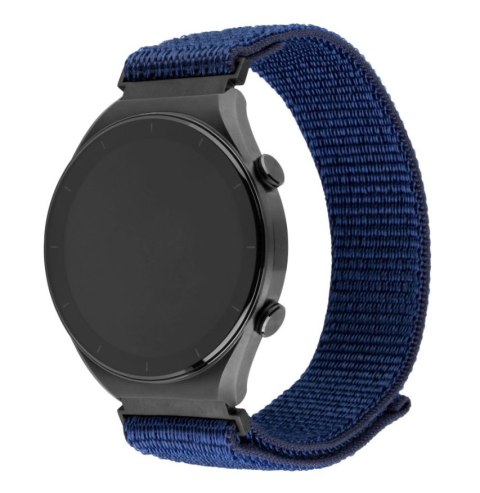 Fixed | Sporty Strap with Quick Release 22mm for Smartwatch | 160-210 mm | Dark blue | Nylon Fixed | Sporty Strap with Quick Release 22mm for Smartwatch | 160-210 mm | Dark blue | Nylon