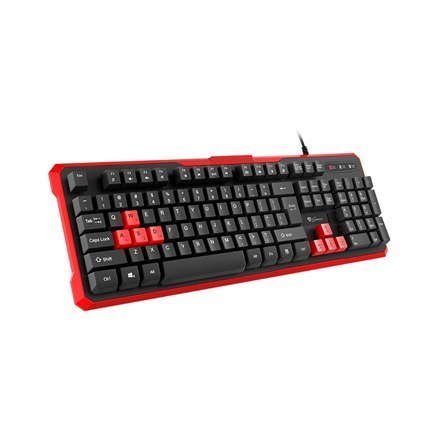 Genesis | RHOD 110 | Standard | Silicone Keyboard | RU | Wired | Black/Red Genesis | RHOD 110 | Standard | Silicone Keyboard | RU | Wired | Black/Red