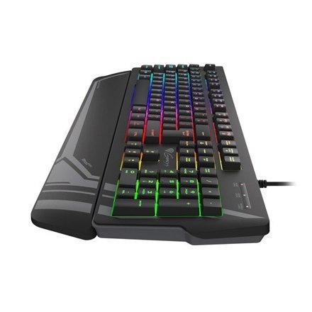 Genesis | Rhod 350 RGB | Klawiatura dla graczy | Podświetlenie LED RGB | USA | Czarna | Przewodowa | 1,75 m Genesis | Rhod 350 RGB | Klawiatura dla graczy | Podświetlenie LED RGB | USA | Czarna | Przewodowa | 1,75 m