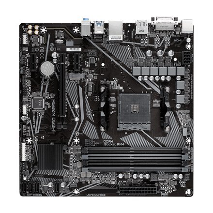 Gigabyte | A520M DS3H | Processor family AMD | Processor socket AM4 | DDR4 DIMM | Memory slots 4 | Number of SATA connectors 4 | Gigabyte | A520M DS3H | Processor family AMD | Processor socket AM4 | DDR4 DIMM | Memory slots 4 | Number of SATA connectors 4 |