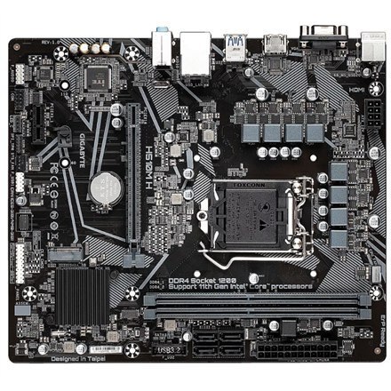 Gigabyte | H510M H 1.0 | Processor family Intel | Processor socket LGA1200 | DDR4-SDRAM | Memory slots 2 | Supported hard disk d Gigabyte | H510M H 1.0 | Processor family Intel | Processor socket LGA1200 | DDR4-SDRAM | Memory slots 2 | Supported hard disk d