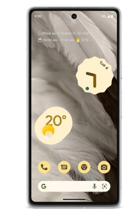 Google | Pixel 7 | Snow | 6.3 " | AMOLED | 1080 x 2400 | Google Tensor G2 (5 nm) | Internal RAM 8 GB | 128 GB | Dual SIM | Nano- Google | Pixel 7 | Snow | 6.3 " | AMOLED | 1080 x 2400 | Google Tensor G2 (5 nm) | Internal RAM 8 GB | 128 GB | Dual SIM | Nano-