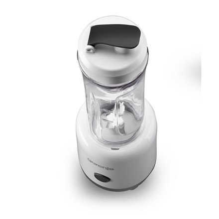 Gorenje | Blender | BSM600LBW | Personal | 300 W | Jar material Plastic | Jar capacity 0.6 L | Ice crushing | White Gorenje | Blender | BSM600LBW | Personal | 300 W | Jar material Plastic | Jar capacity 0.6 L | Ice crushing | White