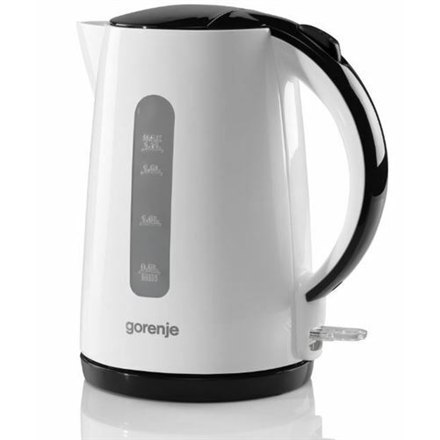 Gorenje | Czajnik | K17PLBW | Elektryczny | 2200 W | 1,7 L | Plastik + metal | Podstawa obrotowa 360° | Biały Gorenje | Czajnik | K17PLBW | Elektryczny | 2200 W | 1,7 L | Plastik + metal | Podstawa obrotowa 360° | Biały