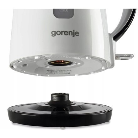 Gorenje | Czajnik | K17PLBW | Elektryczny | 2200 W | 1,7 L | Plastik + metal | Podstawa obrotowa 360° | Biały Gorenje | Czajnik | K17PLBW | Elektryczny | 2200 W | 1,7 L | Plastik + metal | Podstawa obrotowa 360° | Biały