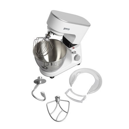 Gorenje | MMC700W | Bowl capacity 4 L | 700 W | Number of speeds 6 | Shaft material | White Gorenje | MMC700W | Bowl capacity 4 L | 700 W | Number of speeds 6 | Shaft material | White