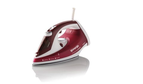 Gorenje | Steam Iron | SIH2200RBC | Steam Iron | 2200 W | Water tank capacity 280 ml | Continuous steam 30 g/min | Red/White Gorenje | Steam Iron | SIH2200RBC | Steam Iron | 2200 W | Water tank capacity 280 ml | Continuous steam 30 g/min | Red/White